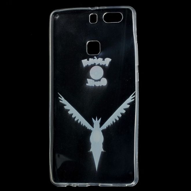 Huawei P9 Plus Elastische, dünne Plastik Cover Gummihülle mit Pokemon Arktos