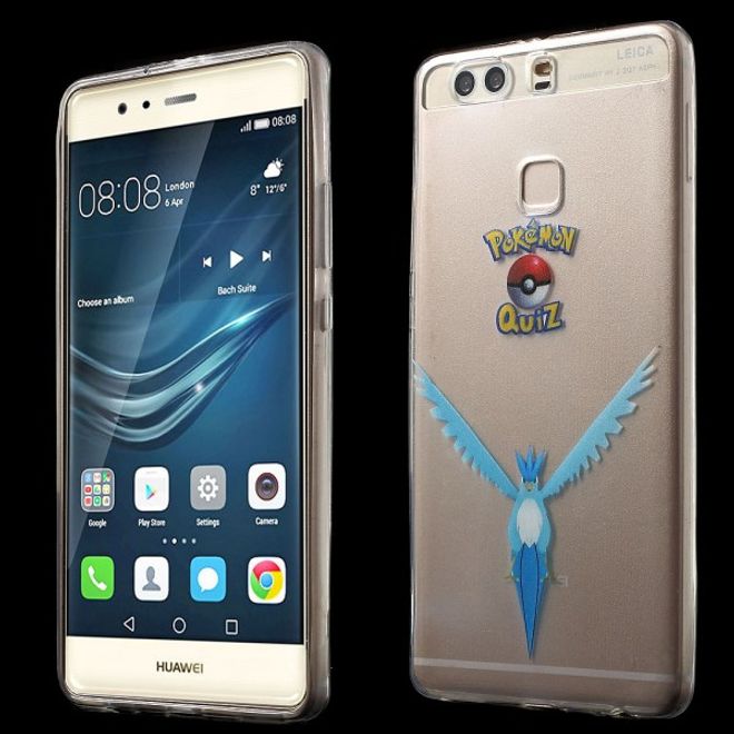 Huawei P9 Plus Elastische, dünne Plastik Cover Gummihülle mit Pokemon Arktos