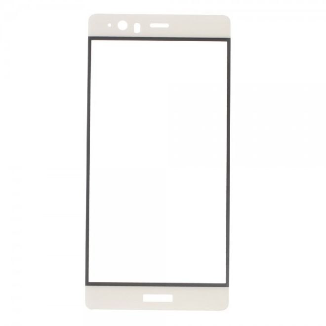 Huawei P9 Plus Schutzfolie aus gehärtetem Glas (reicht über die gesamte Vorderseite) - weiss