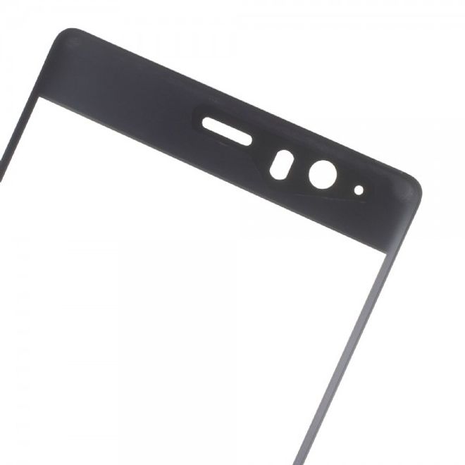 Huawei P9 Plus Schutzfolie aus gehärtetem Glas (reicht über die gesamte Vorderseite) - schwarz