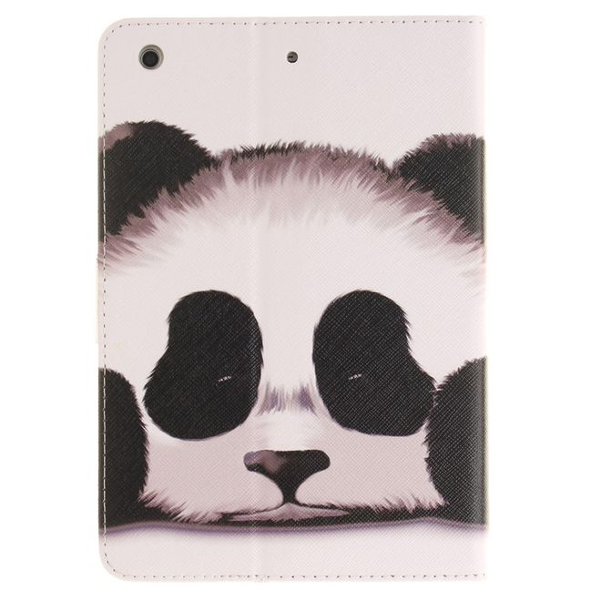 Hülle für iPad Air - Cover aus Leder - mit Standfunktion - süsser Pandabär