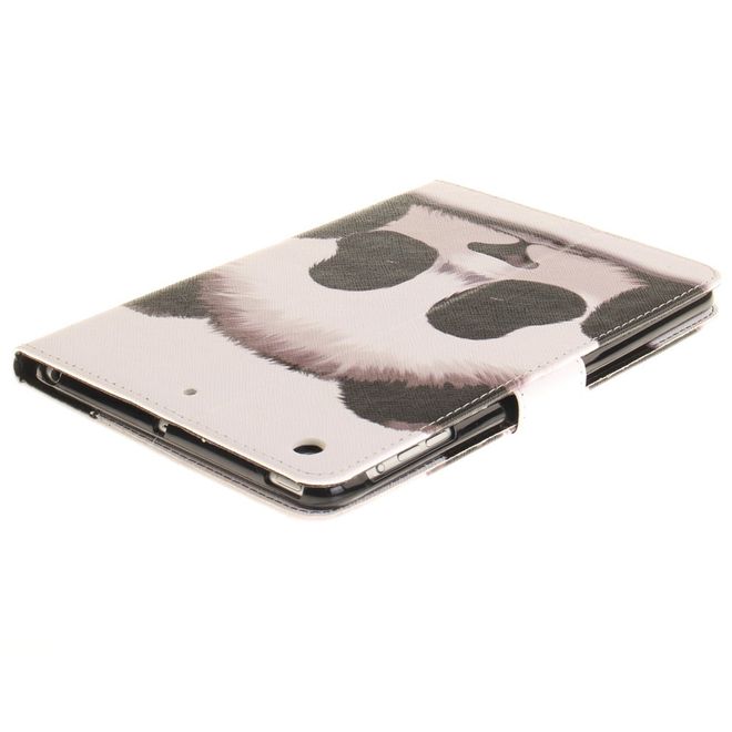 Hülle für iPad Air - Cover aus Leder - mit Standfunktion - süsser Pandabär