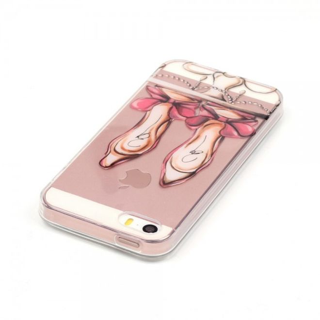 Hülle für iPhone SE/5S/5 - TPU Soft Case - High Heels