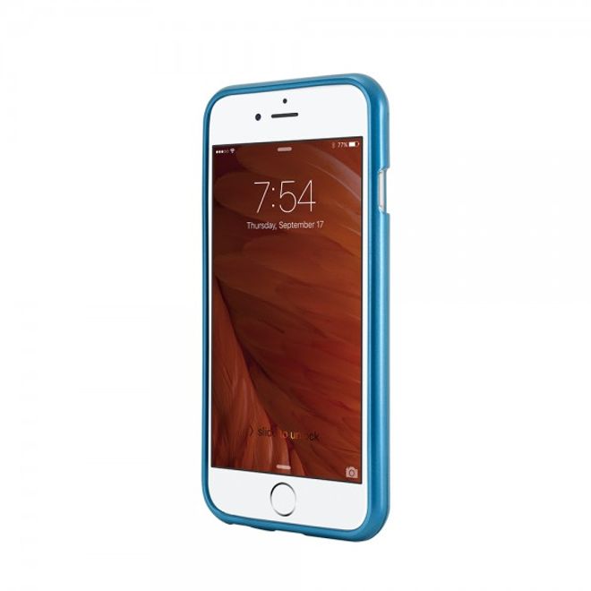 Goospery - Hülle für Galaxy S6 Edge Plus - Cover aus elastischem Gummi - i Jelly Series - blau