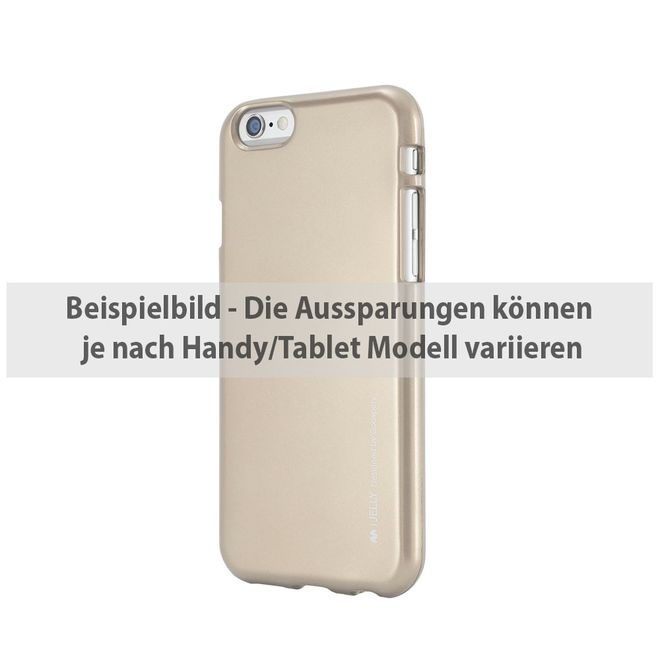 Goospery - Hülle für Huawei Mate 8 - Cover aus elastischem Gummi - i Jelly Series - gold