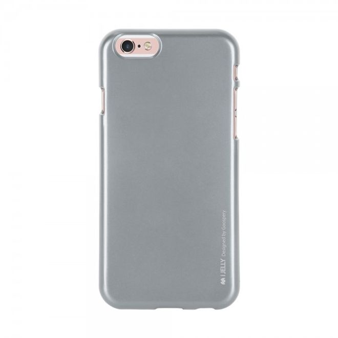 Goospery - Hülle für Samsung Galaxy J7 - Cover aus elastischem Gummi - i Jelly Series - grau