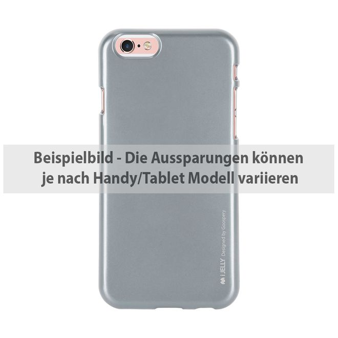 Goospery - Hülle für Google Pixel XL - Cover aus elastischem Gummi - i Jelly Series - grau