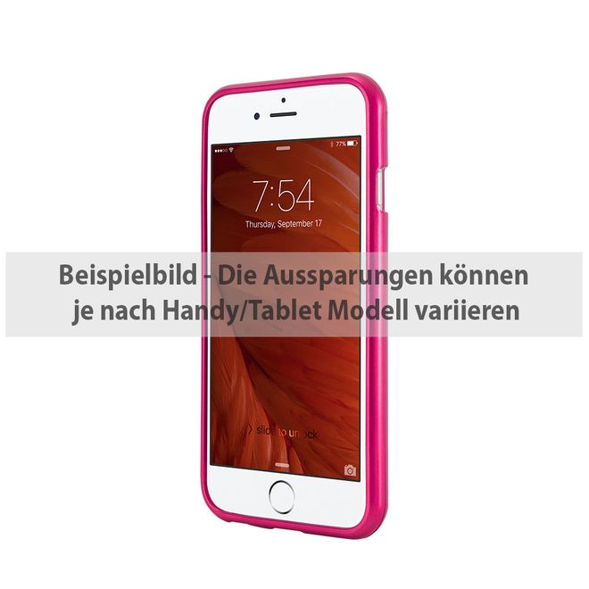 Goospery - Hülle für Sony Xperia XA - Cover aus elastischem Gummi - i Jelly Series - rosa