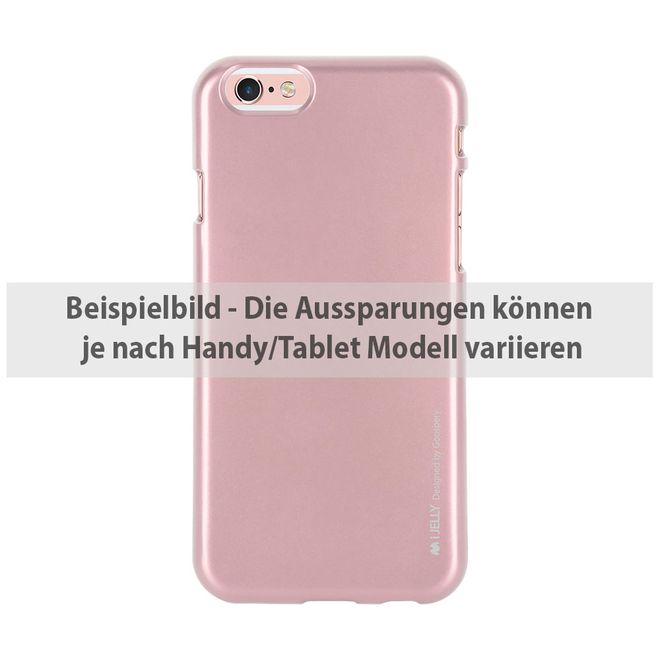 Goospery - Hülle für Huawei Mate 8 - Cover aus elastischem Gummi - i Jelly Series - rosegold