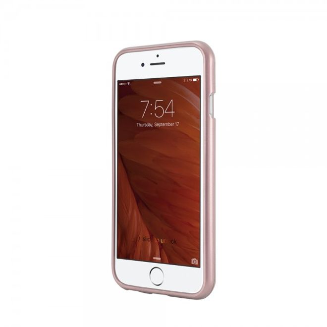 Goospery - Hülle für iPhone 6/6S - Cover aus elastischem Gummi - i Jelly Series - rosagold