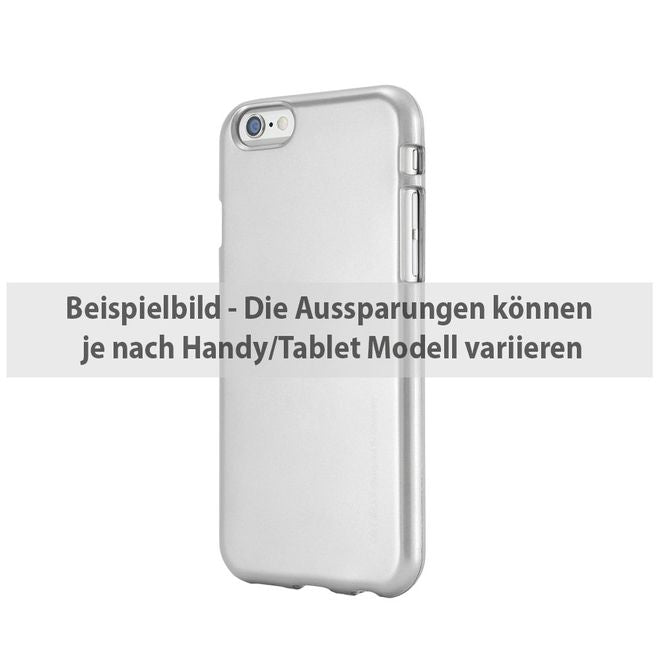 Goospery - Hülle für Huawei Y3 2 - Cover aus elastischem Gummi - i Jelly Series - silber