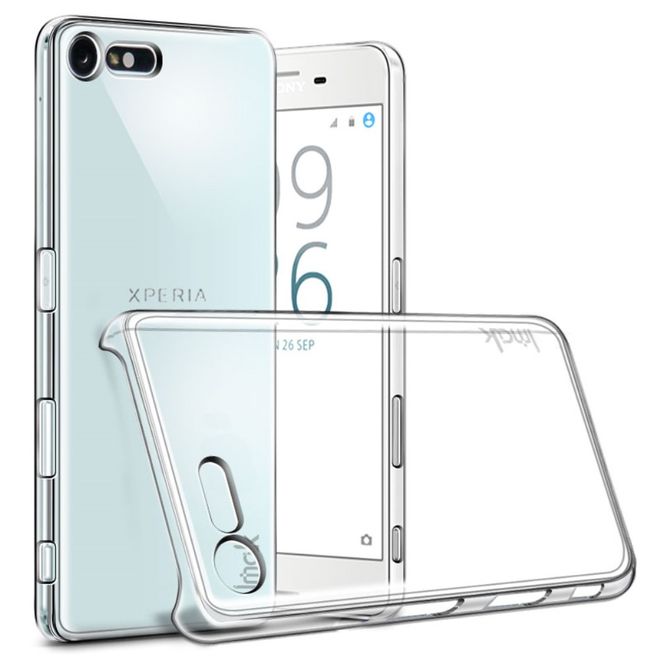 Imak - Sony Xperia X Compact Case - Handyhülle aus Hartplastik - mit kratzfester Beschichtung - transparent