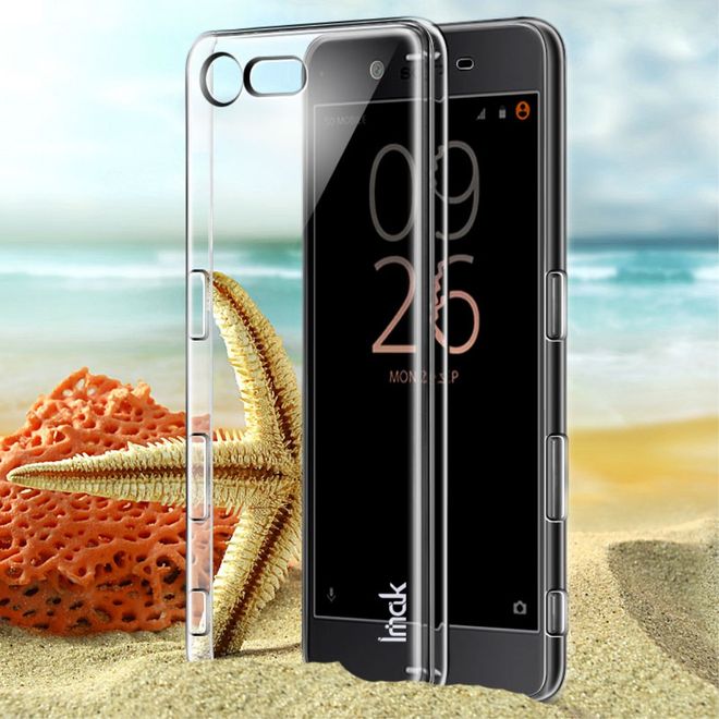 Imak - Sony Xperia X Compact Case - Handyhülle aus Hartplastik - mit kratzfester Beschichtung - transparent