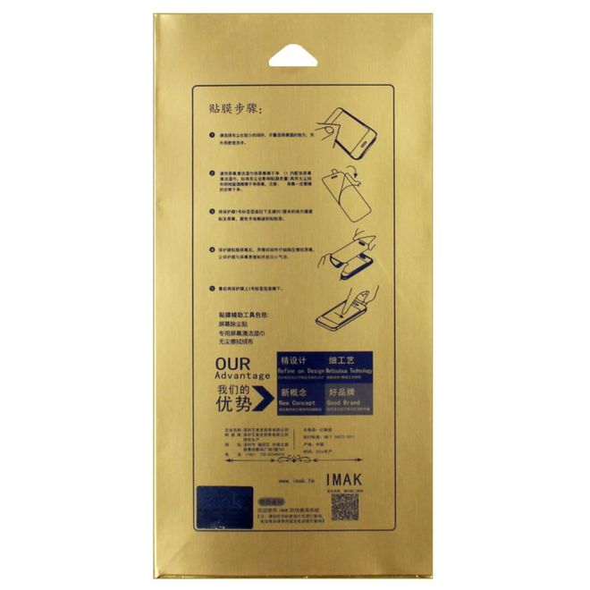 Imak - Sony Xperia X Compact Display Schutzfolie - aus elastischem Plastik