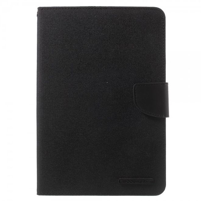 Goospery - iPad Mini 1/2/3 Hülle - Tablet Bookcover - Canvas Diary Series - schwarz