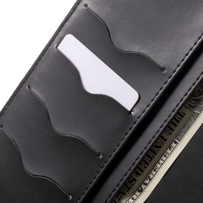 Goospery - iPad Mini 1/2/3 Hülle - Tablet Bookcover - Canvas Diary Series - schwarz