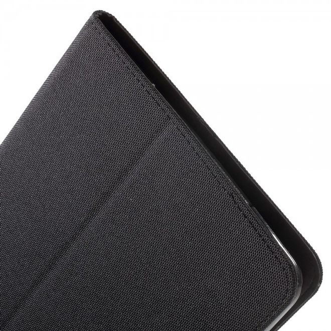 Goospery - iPad Mini 1/2/3 Hülle - Tablet Bookcover - Canvas Diary Series - schwarz