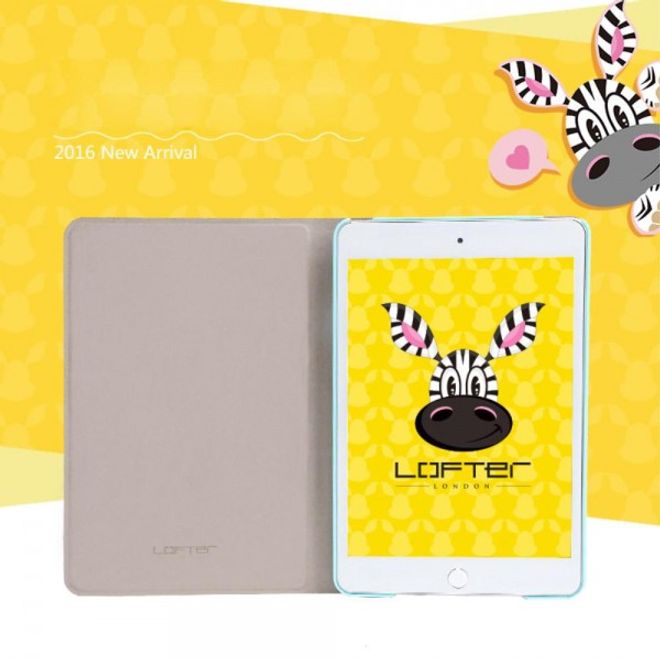 iPad Mini 4 Lofter Cartoon Series Smart Leder Case Hülle mit kleinen Löwen