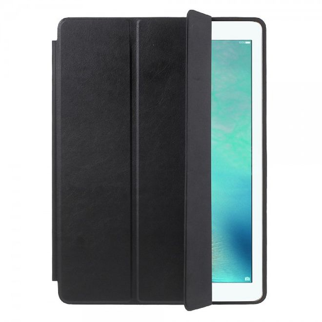iPad Pro 12.9 Dreifach faltbare Leder Cover Hülle - schwarz