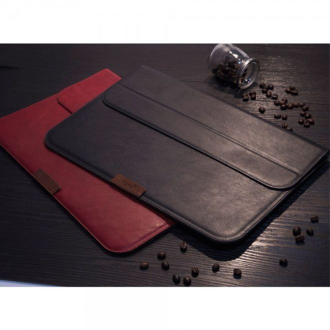 iPad Pro 12.9 Totu Gentlemen Series Elegant Leather Case Cover - red