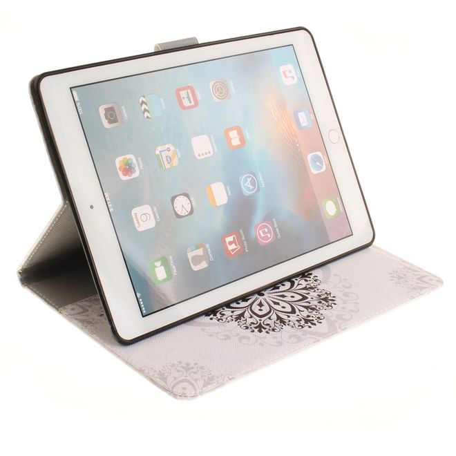 Étui pour iPad Pro 9,7 pouces - Étui en cuir - Fonction support - Mandala