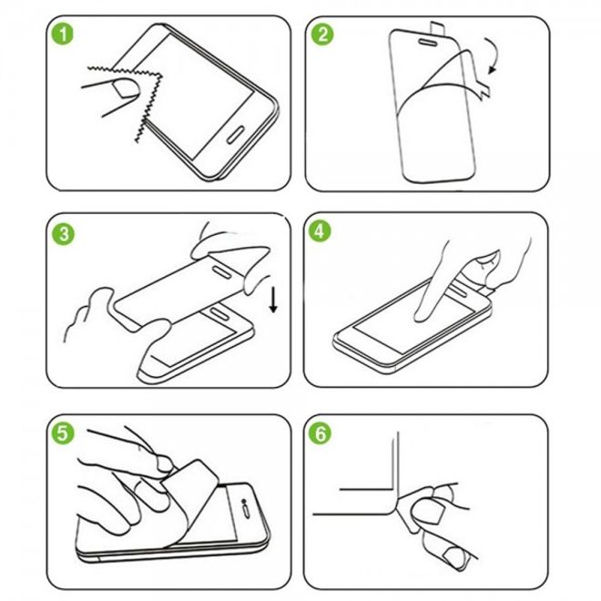iPhone 4/4S tempered glass screen protector (0.3mm thick) by Pepkoo