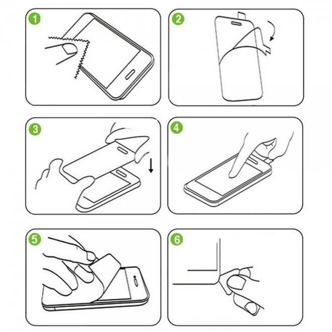 iPhone 5/5S/SE Schutzglas - Siebdruck - rosagold