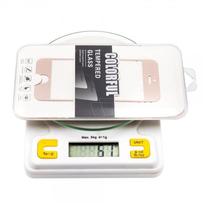 iPhone 5/5S/SE Schutzglas - Siebdruck - rosagold