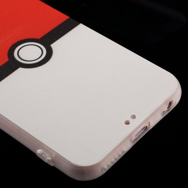 iPhone 6/6S Elastische Plastik Cover Gummihülle mit Pokeball