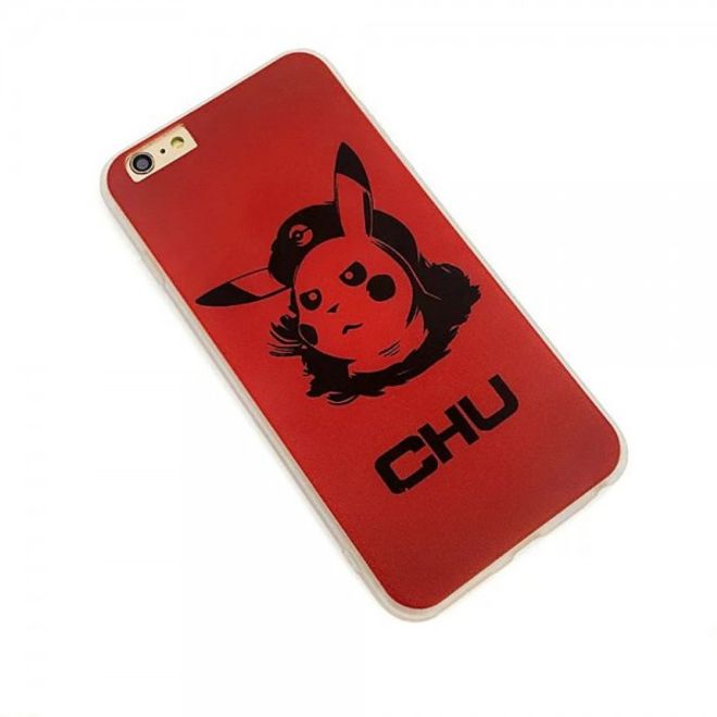iPhone 6/6S Handy Hülle - Case aus hartem und elastischem Plastik - Pikachu Chu
