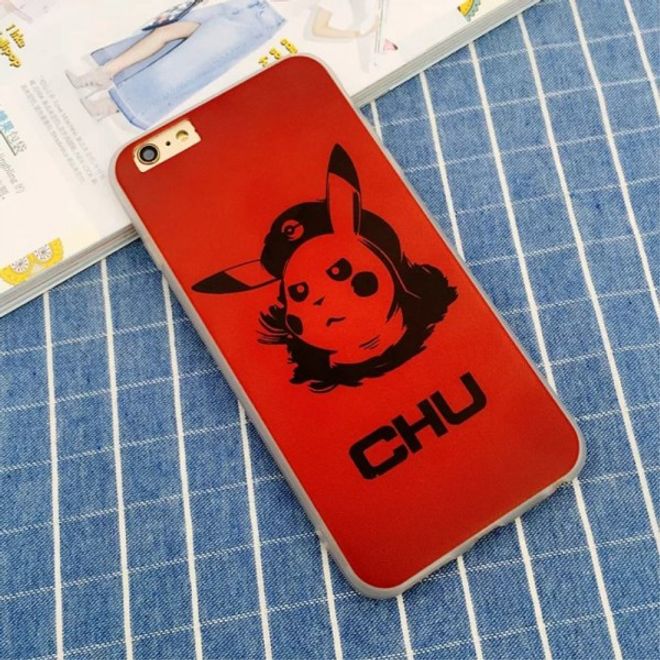 iPhone 6/6S Handy Hülle - Case aus hartem und elastischem Plastik - Pikachu Chu