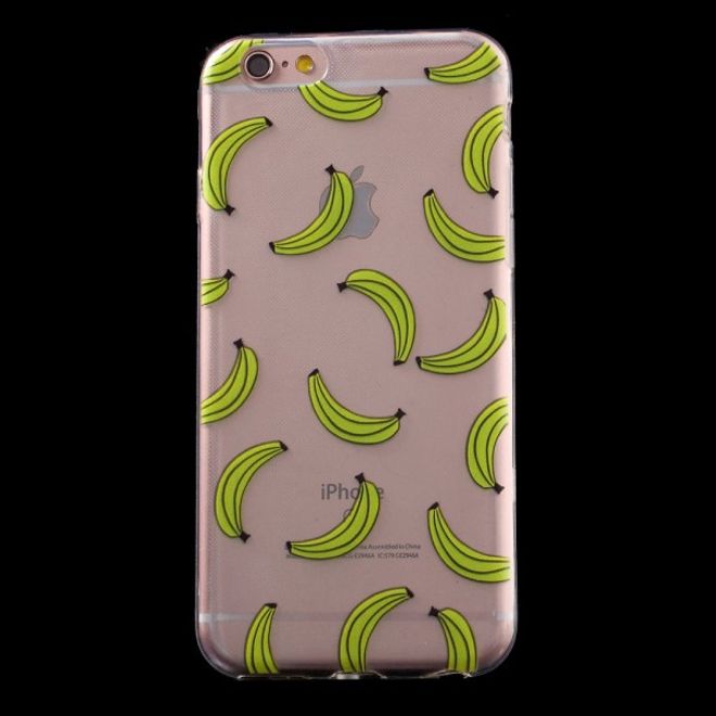 iPhone 6/6S Handyhülle - TPU Soft Case - viele kleinen Bananen