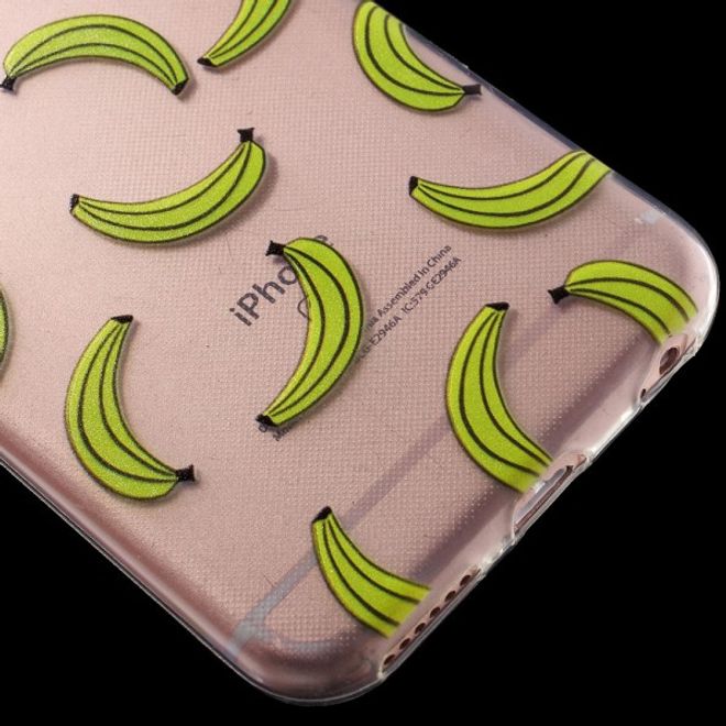 iPhone 6/6S Handyhülle - TPU Soft Case - viele kleinen Bananen