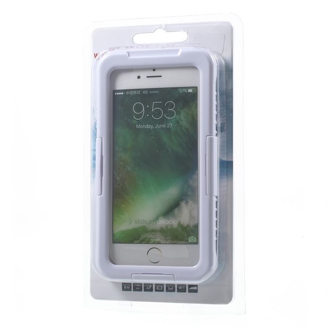 Coque pour iPhone SE (2022) / SE (2020) / 8 / 7 / 6S / 6 - Plastique - Étanche - Certifiée IP68 - Blanche