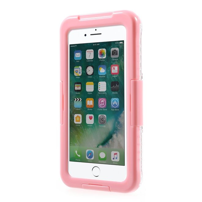 Coque pour iPhone SE (2022) / SE (2020) / 8 / 7 / 6S / 6 - Plastique - Étanche - Certifiée IP68 - Rose