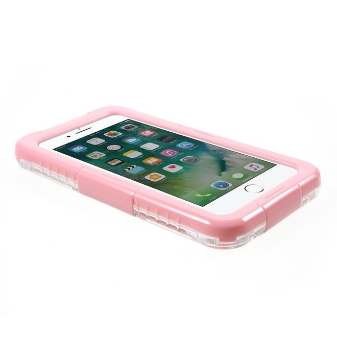 Coque pour iPhone SE (2022) / SE (2020) / 8 / 7 / 6S / 6 - Plastique - Étanche - Certifiée IP68 - Rose