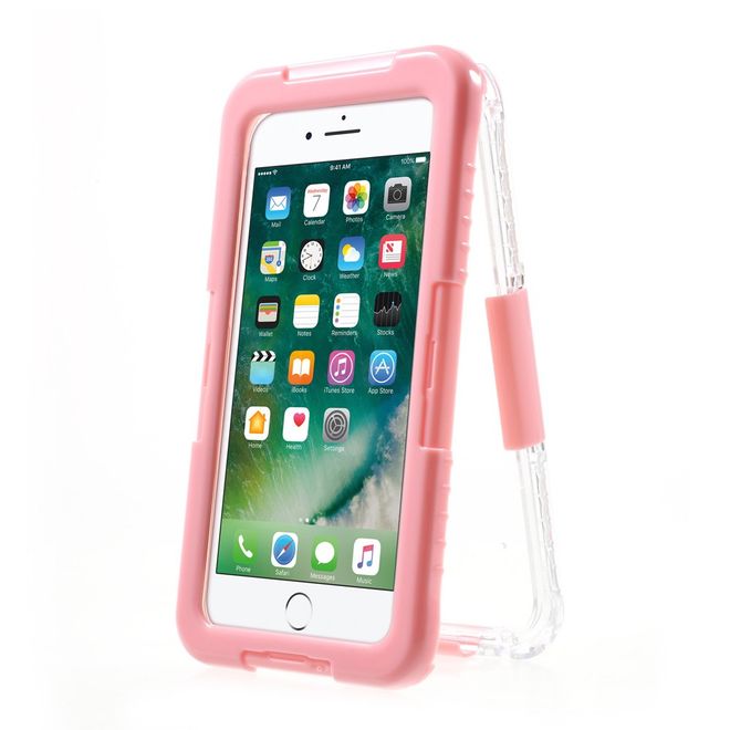 Coque pour iPhone SE (2022) / SE (2020) / 8 / 7 / 6S / 6 - Plastique - Étanche - Certifiée IP68 - Rose