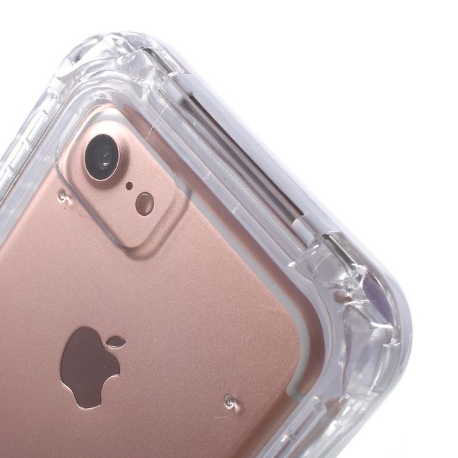 Coque pour iPhone SE (2022) / SE (2020) / 8 / 7 / 6S / 6 - Plastique - Étanche - Certifiée IP68 - Blanche
