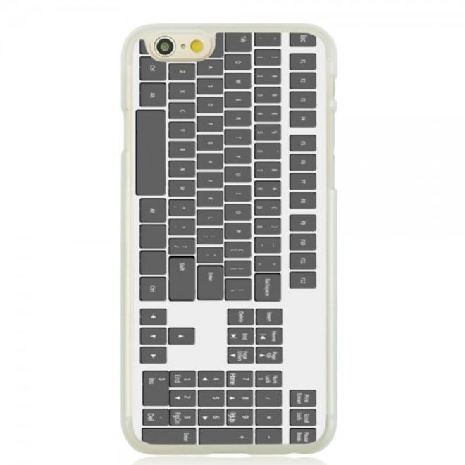 iPhone 6/6S Hart Plastik Case Handyhülle mit schwarzer Tastatur