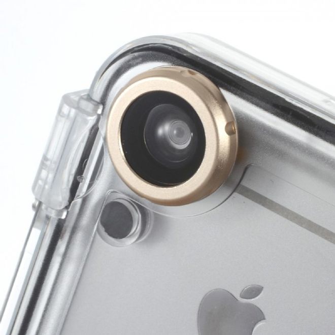 iPhone 6/6S Robustes, wasserdichtes Schutzgehäuse aus Plastik mit Weitwinkel Linse (IP68 Zertifizierung) - gold