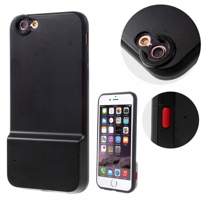 iPhone 6/6S Rock Easy Shot Series Plastik Case Hülle mit integriertem Bluetooth Kamera Auslöser und Ausschnitt für Linse