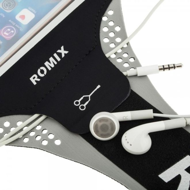 Support de jogging fin pour iPhone 6/6S par Romix - Bleu