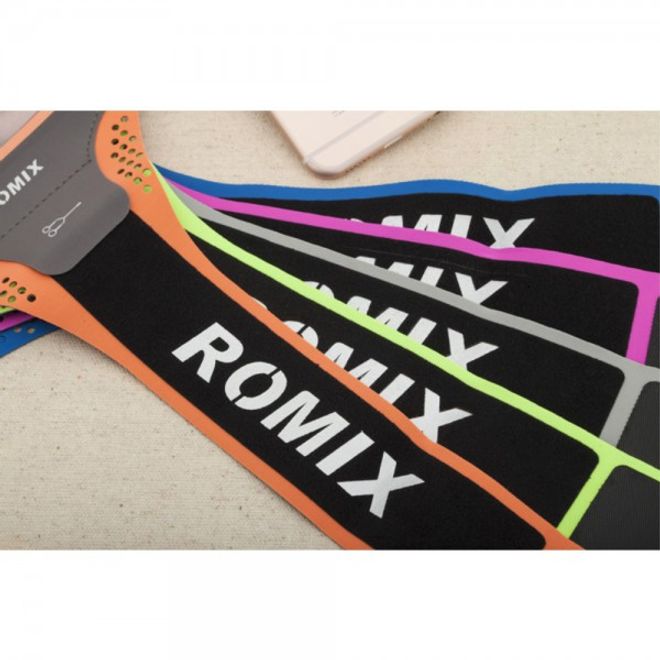 Support de jogging fin pour iPhone 6/6S par Romix - Bleu
