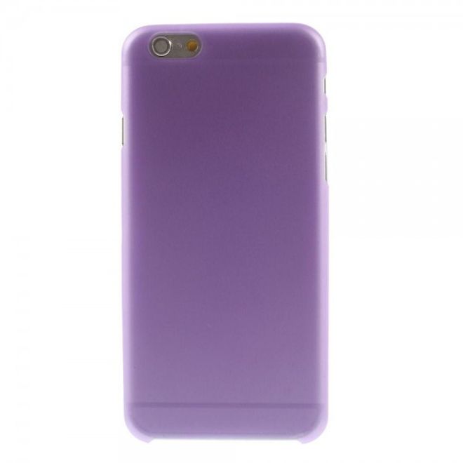 iPhone 6/6S Ultradünne, matte und elastische Plastik Cover Hülle - purpur