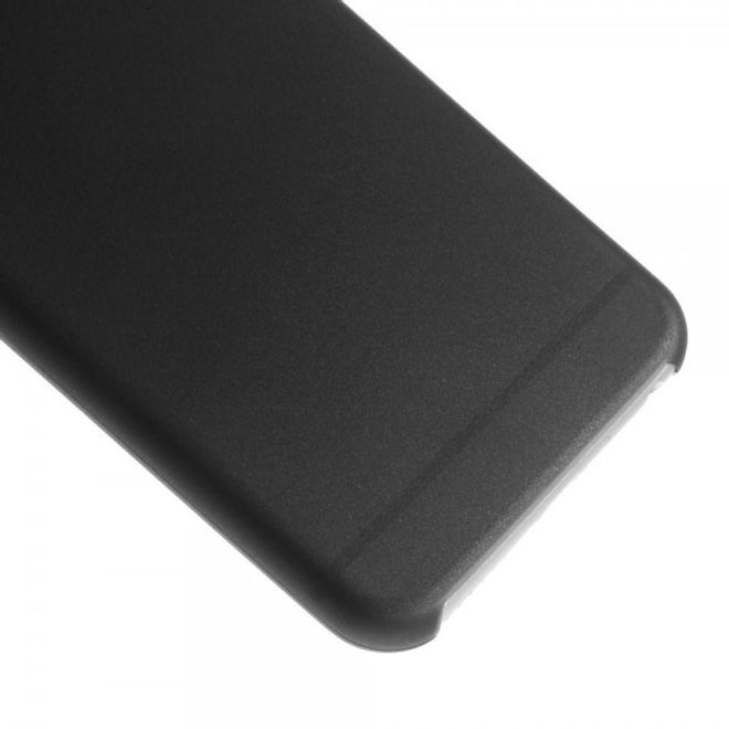 iPhone 6/6S Ultradünne, matte und elastische Plastik Cover Hülle - schwarz
