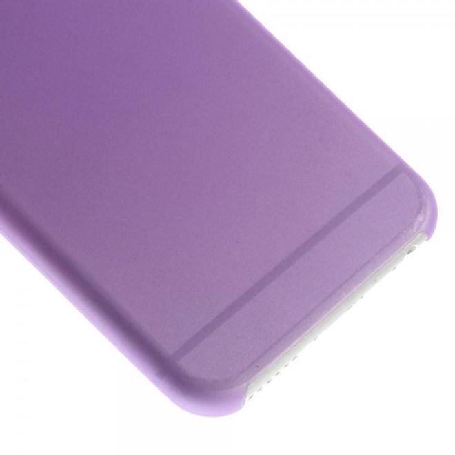 iPhone 6/6S Ultradünne, matte und elastische Plastik Cover Hülle - purpur