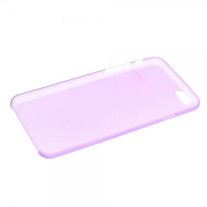 iPhone 6/6S Ultradünne, matte und elastische Plastik Cover Hülle - purpur