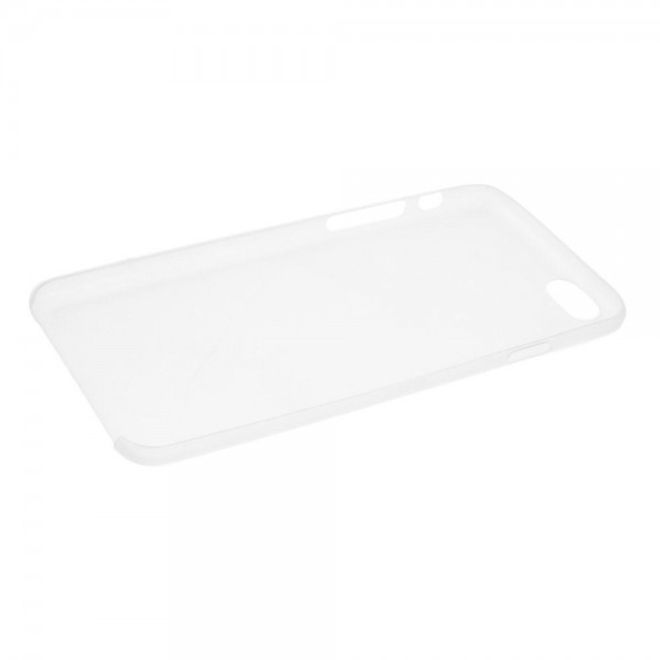 iPhone 6/6S Ultradünne, matte und elastische Plastik Cover Hülle - weiss