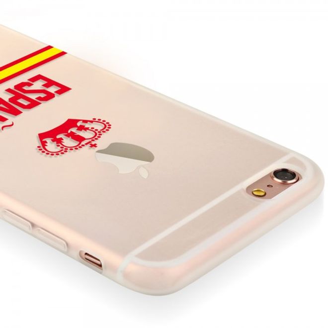 iPhone 6 Plus/6S Plus Baseus Flag Series Elastische Plastik Cover Hülle mit Spanien Flagge