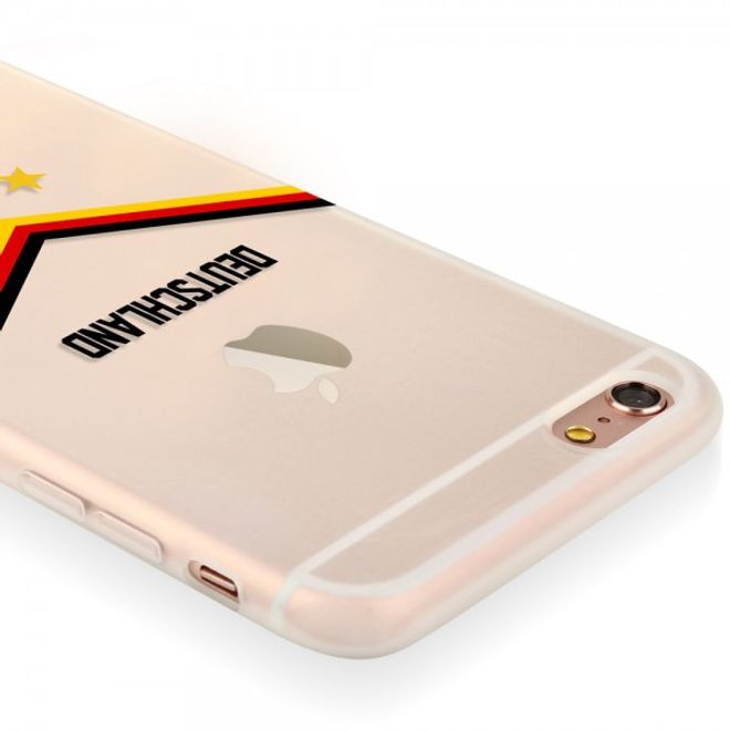 iPhone 6 Plus/6S Plus Baseus Flag Series Elastische Plastik Cover Hülle mit Deutschland Flagge